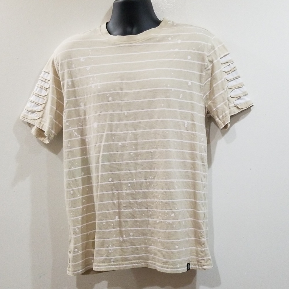 Switch men's limited Edition tan distressed shirt